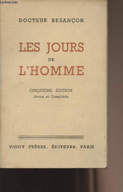 Les jours de l'homme