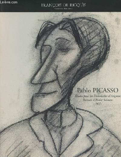 Franois de Ricqls - Pable Picasso - Etudes pour les Demoiselles d'Avignon, Portrait d'Andr Salmon 1907 - Paris Drouot-Montaigne, dimanche 28 mai 2000