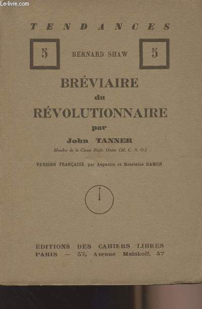 Tendances n5 - Brviaire du Rvolutionnaire par John Tanner