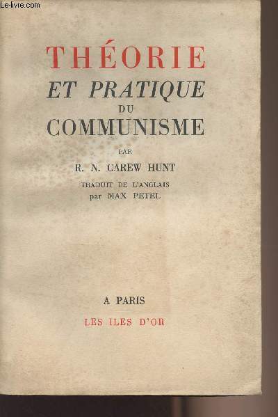 Thorie et pratique du communisme