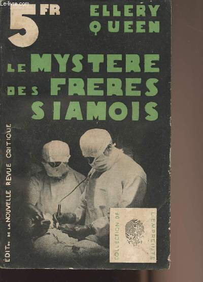 Le mystre des frres Siamois - collection de 