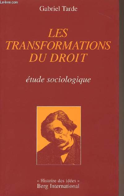 Les transformations du droit - Etude sociologique - 