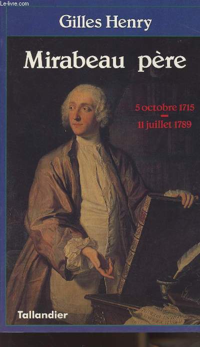 Mirabeau pre - 5 octobre 1715 - 11 juillet 1789