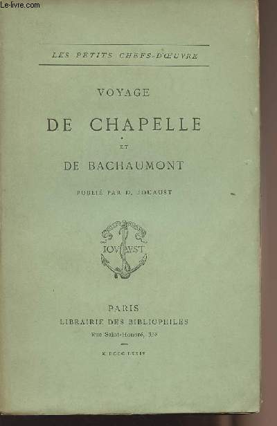 Voyage de Chapelle et de Bachaumont - collection 
