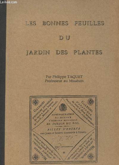 Les bonnes feuilles du Jardin des plantes