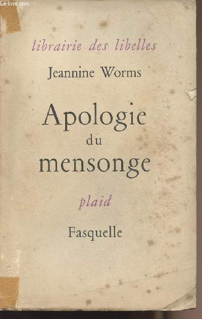 Apologie du mensonge - Plaid - 