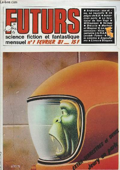 Futurs - Science fiction et fantastique mensuel n1 fvrier 81