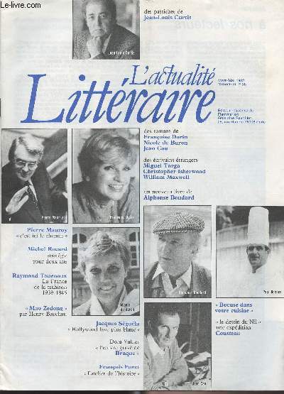 L'actualit Littraire - Mars/Mai 1982 trimestriel n32