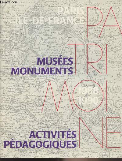Patrimoine Muses-monuments - Activits pgagogiques 1988 - 1990 - Paris Ile-de-France