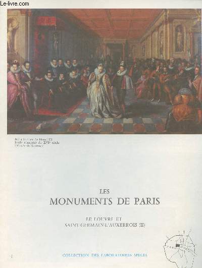 Les monuments de Paris - Collection des Laboratoires Specia -N7 Le Louvre et Saint-Germain-L'Auxerrois (II)
