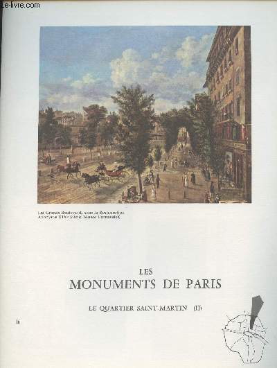 Les monuments de Paris - n16 Le quartier Saint-Martin (II)