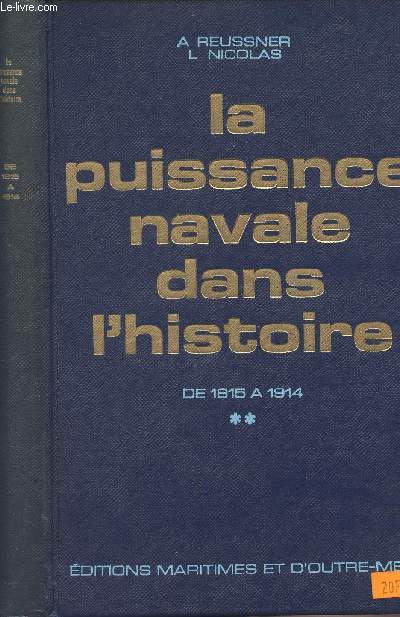 La puissance navale dans l'histoire - Tome 2 De 1815  1914