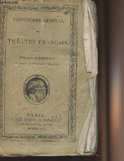 Rpertoire Gnral du Thtre franais - Edition strotype d'aprs le procd d'Herhan -Tome 9 - Racine Tome IV