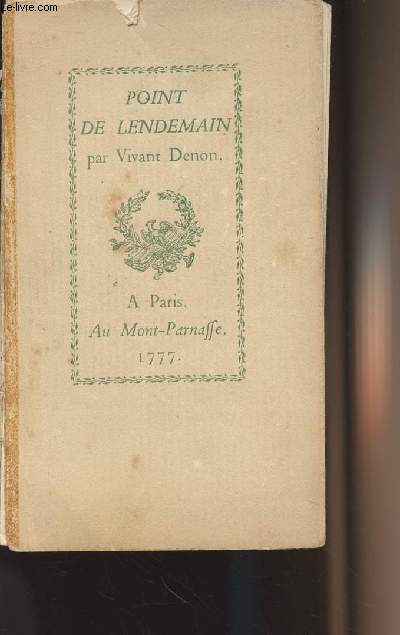 Point de lendemain