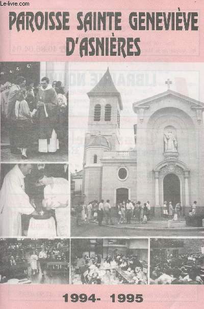 Paroisse Sainte Genevive d'Asnires 1994-1995