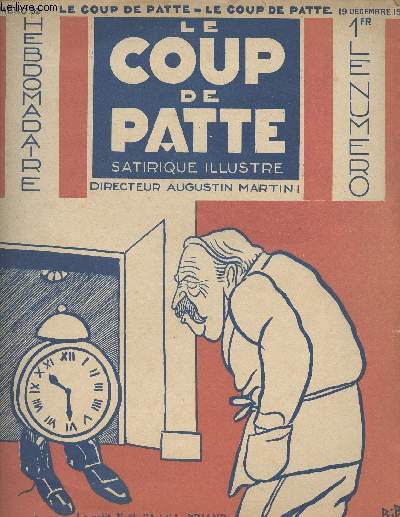 Le Coup de Patte satirique illustr n32 19 dcembre 1931 - Le petit Nol d'Aristide Briand