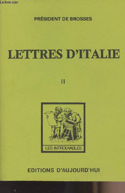 Lettres d'Italie - II - collection 