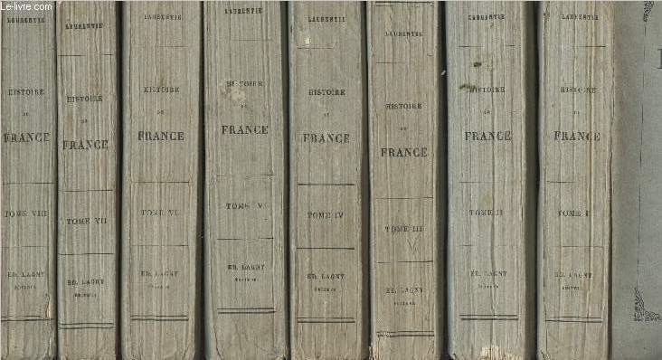 Histoire de France - Tome 1  8 ( 8 volumes) complet