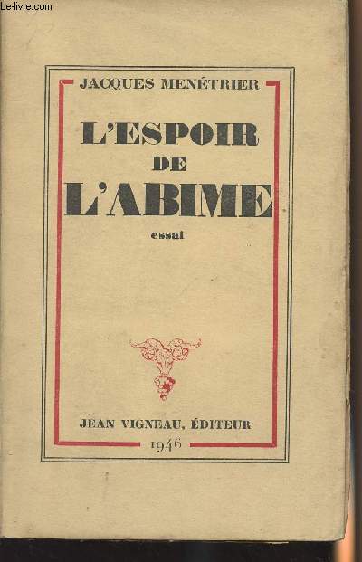 L'espoir de l'abime