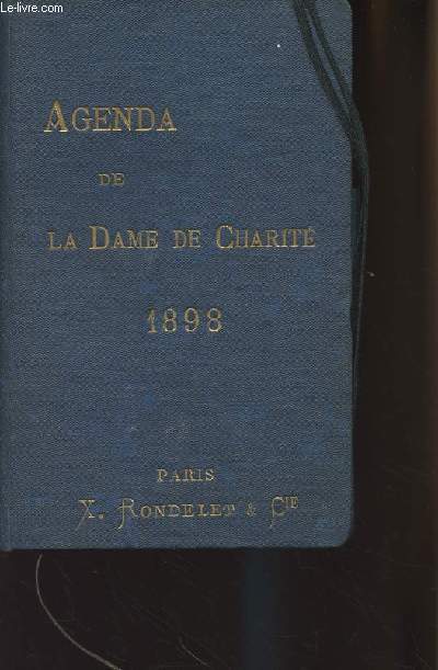 Agenda de la Dame de Charit 1898 (Diocse de Paris)