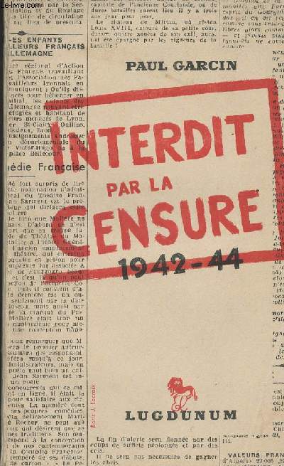 Interdit par la censure 1942-44