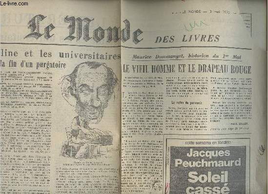 Coupure de journaux - Article de Monde sur Cline - du 3 mai 1973