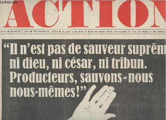 Action n15 vend. 21 juin 68 - 