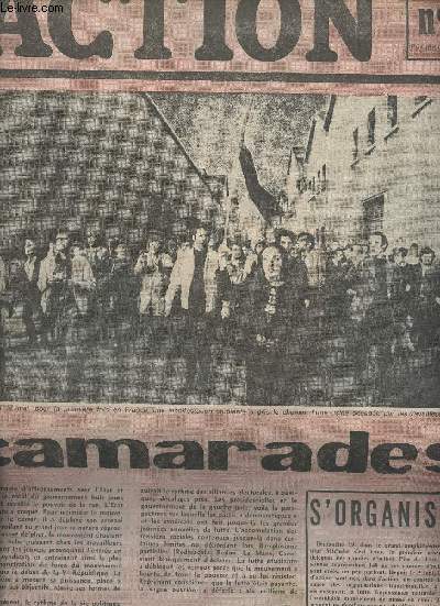 Action n3 21 mai 68 - Camarades - S'organiser - Les plans de l'ennemi - Culture sur le tas - O.R.T.F. lock-out ? - La dictature du patronat - Le front des luttes ouvrires - Berlin: une opposition extra parlementaire - Examens: chec ou contre-courant