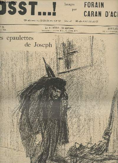 Psst...! n21 25 juin 1808 - Image par Forain Caran d'Ache - Les paulettes de Joseph - 