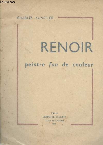 Renoir peintre fou de couleur
