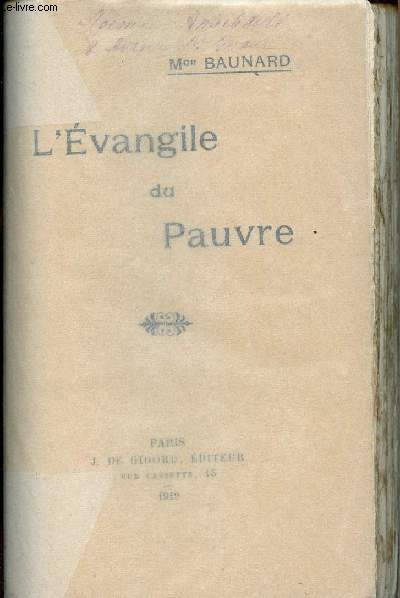 L'Evangile du Pauvre