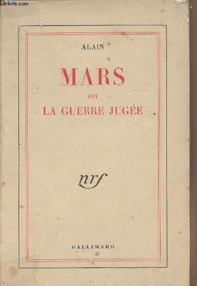 Mars ou la guerre juge