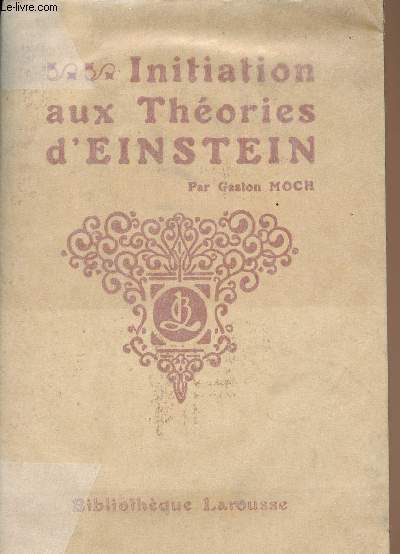 Initiation aux thories d'Einstein