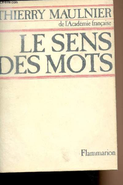 Le sens des mots