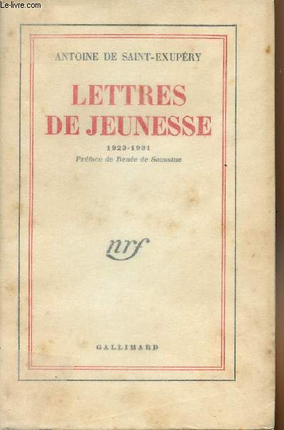 Lettres de jeunesse - 1923-1931