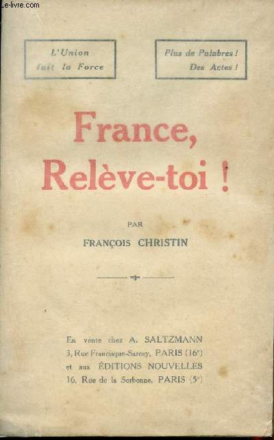 France, relve toi !