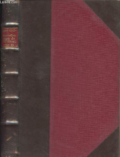 Nouvelles pages de Journal (1932-1935) -