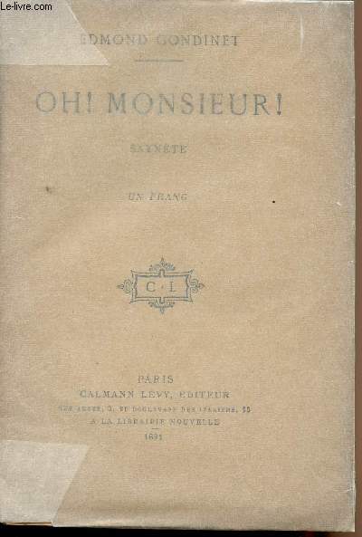 Oh! Monsieur! Saynte