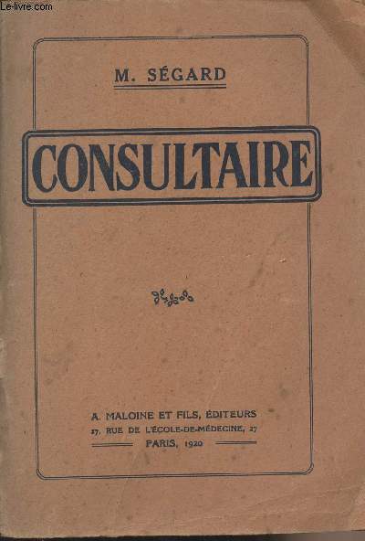 Consultaire - 100 consultations de tous les jours