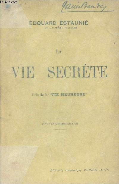 La vie secrte - 21e dition