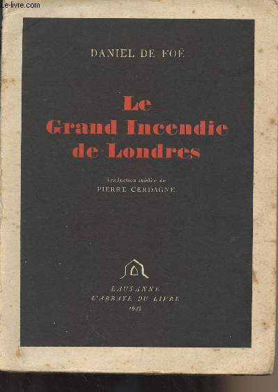 Le grand incendie de Londres