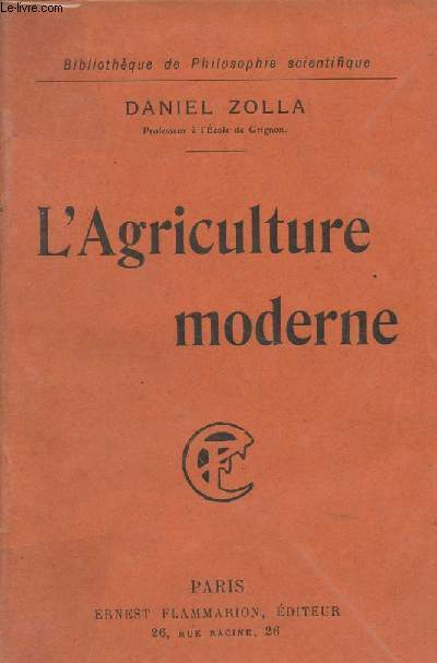 L'agriculture moderne - 
