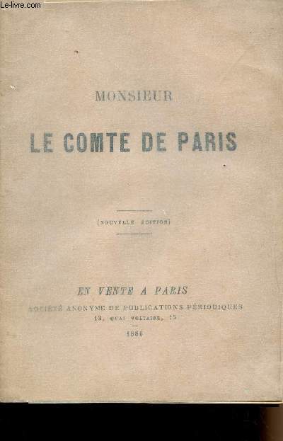 Monsieur le Comte de Paris