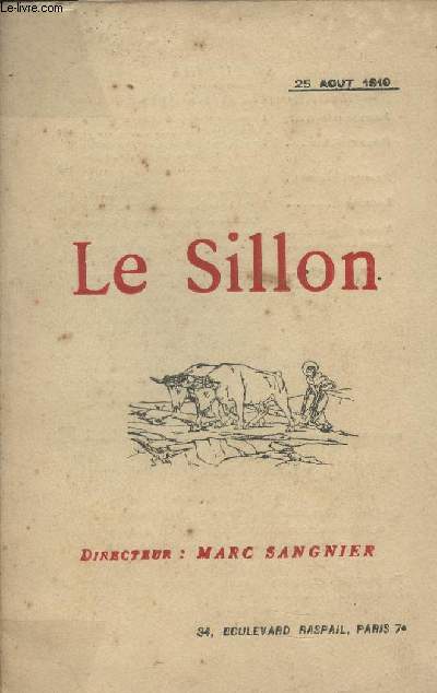 Le Sillon n16 - 25 aot 1910 - L'inauguration de la Maison de 