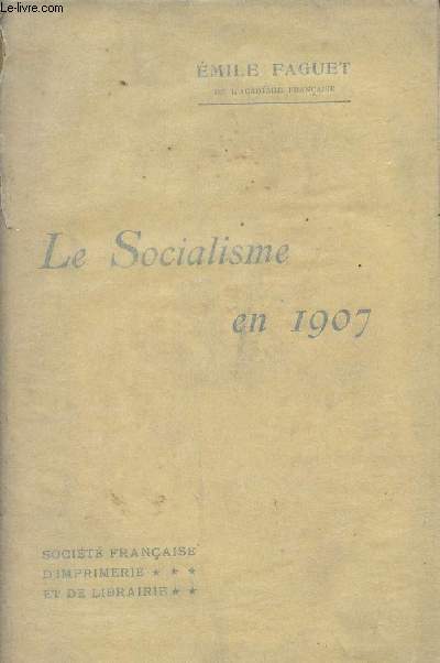 Le soicalisme en 1907