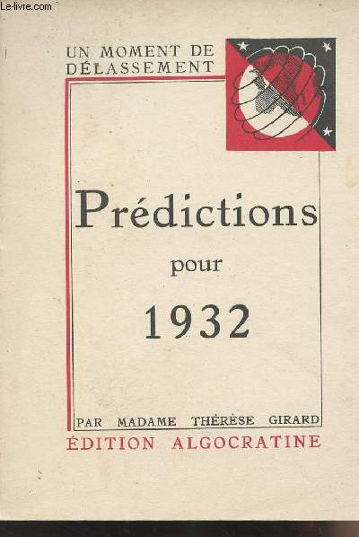 Prdictions pour 1932 - 