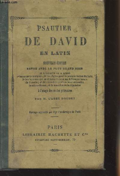 Psautier de David en latin