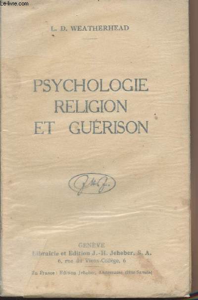 Psychologie religion et gurison