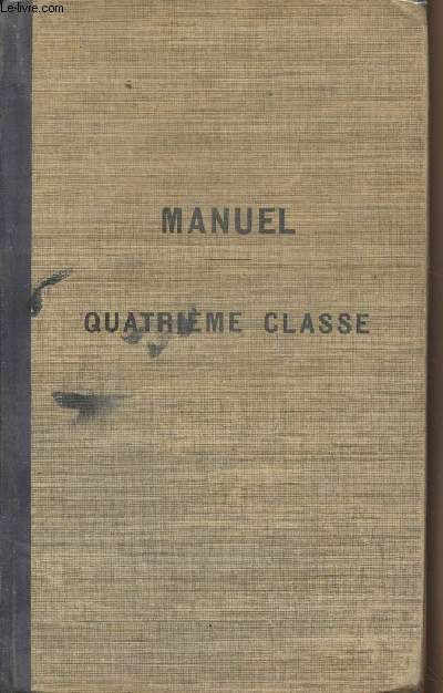 Manuel - Quatrime classe