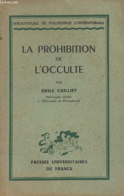 La prohibition de l'occulte - 